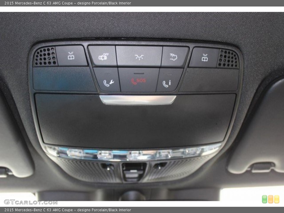 designo Porcelain/Black Interior Controls for the 2015 Mercedes-Benz C 63 AMG Coupe #109134141