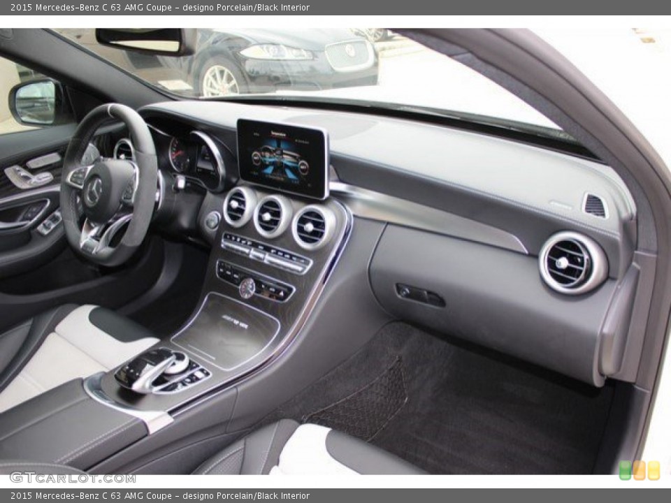 designo Porcelain/Black Interior Dashboard for the 2015 Mercedes-Benz C 63 AMG Coupe #109134325