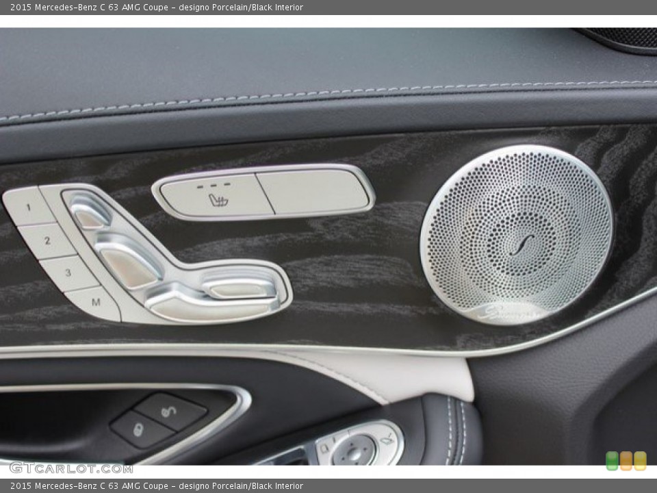 designo Porcelain/Black Interior Controls for the 2015 Mercedes-Benz C 63 AMG Coupe #109134549