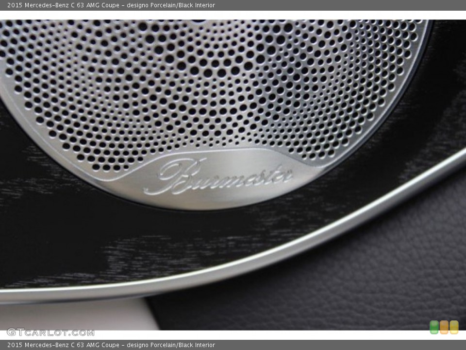 designo Porcelain/Black Interior Audio System for the 2015 Mercedes-Benz C 63 AMG Coupe #109134573