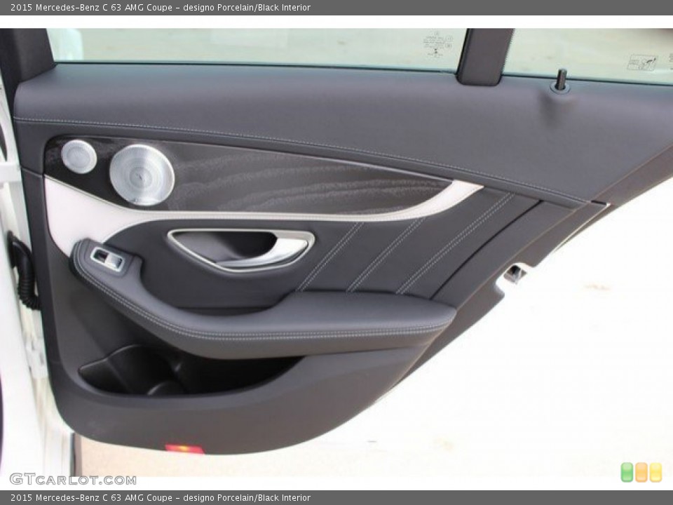 designo Porcelain/Black Interior Door Panel for the 2015 Mercedes-Benz C 63 AMG Coupe #109134631