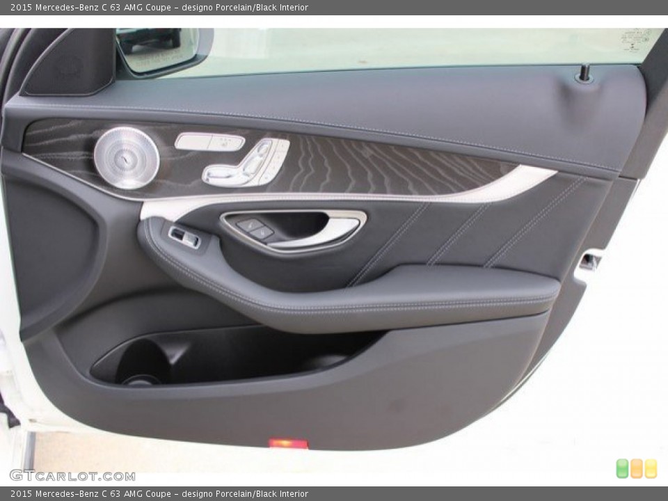 designo Porcelain/Black Interior Door Panel for the 2015 Mercedes-Benz C 63 AMG Coupe #109134648