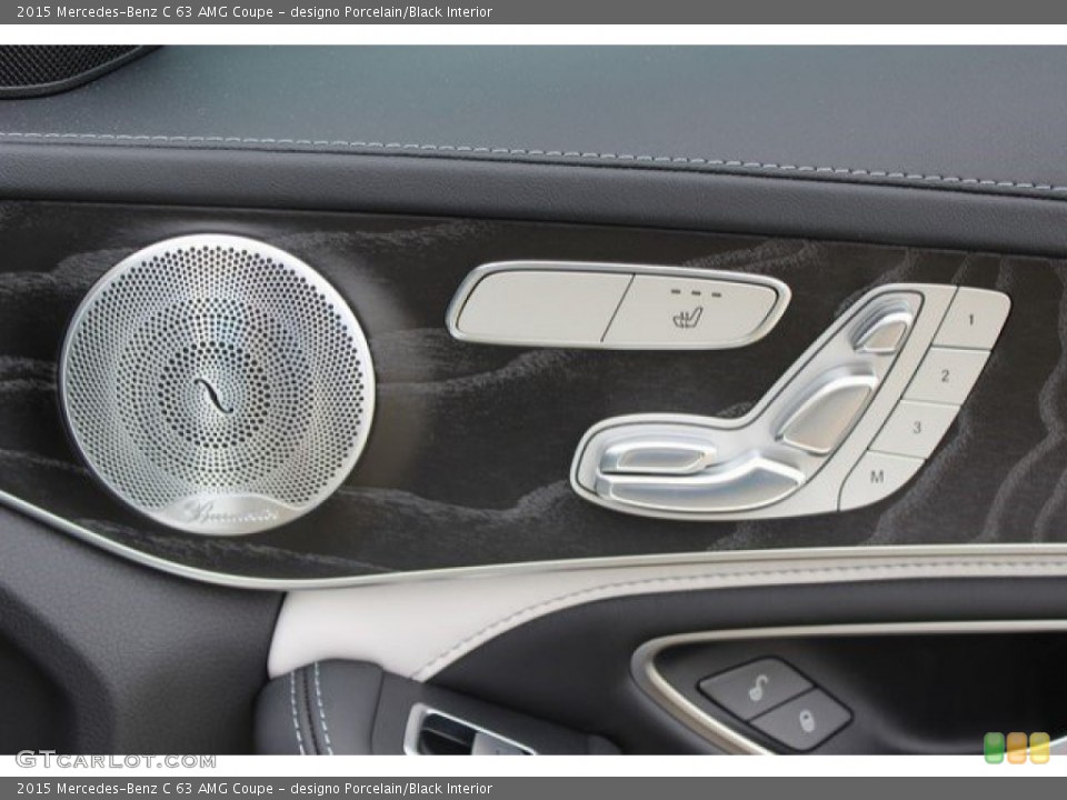 designo Porcelain/Black Interior Controls for the 2015 Mercedes-Benz C 63 AMG Coupe #109134672