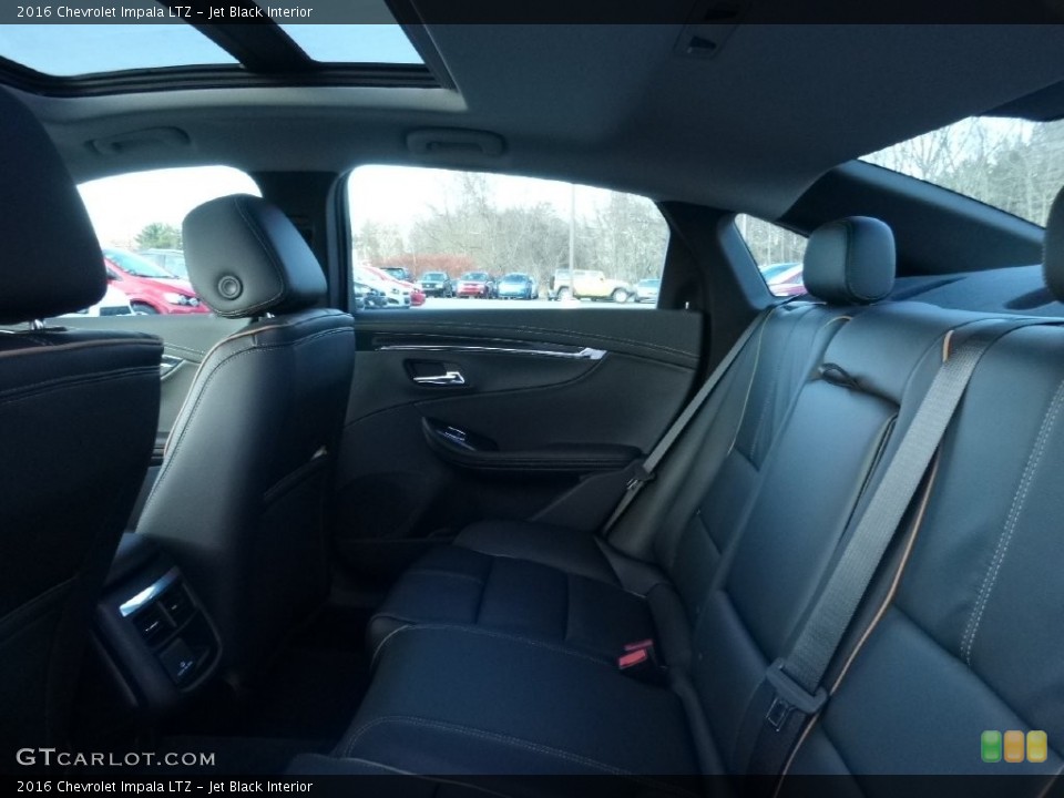 Jet Black Interior Rear Seat for the 2016 Chevrolet Impala LTZ #109159596