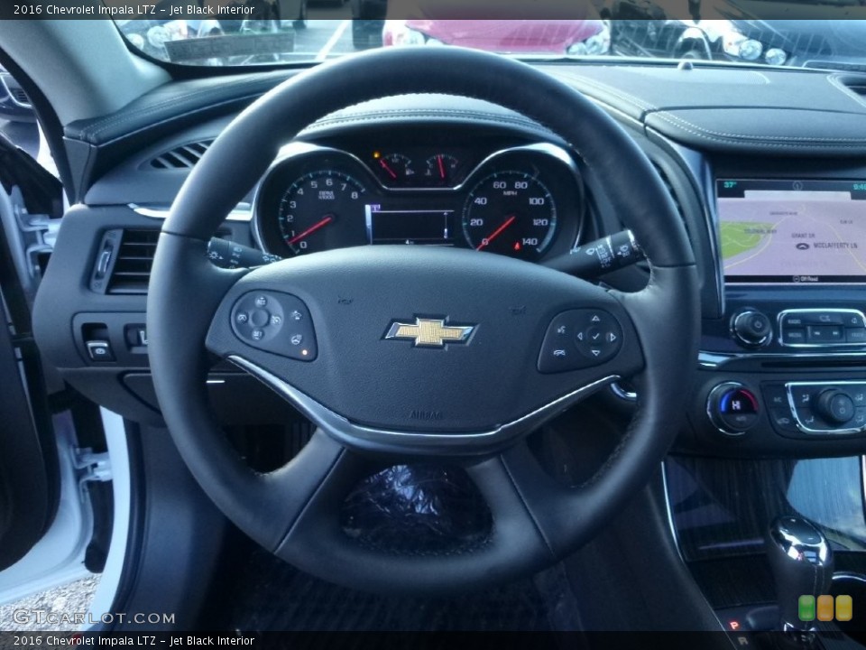 Jet Black Interior Steering Wheel for the 2016 Chevrolet Impala LTZ #109159738