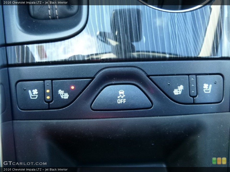 Jet Black Interior Controls for the 2016 Chevrolet Impala LTZ #109159762