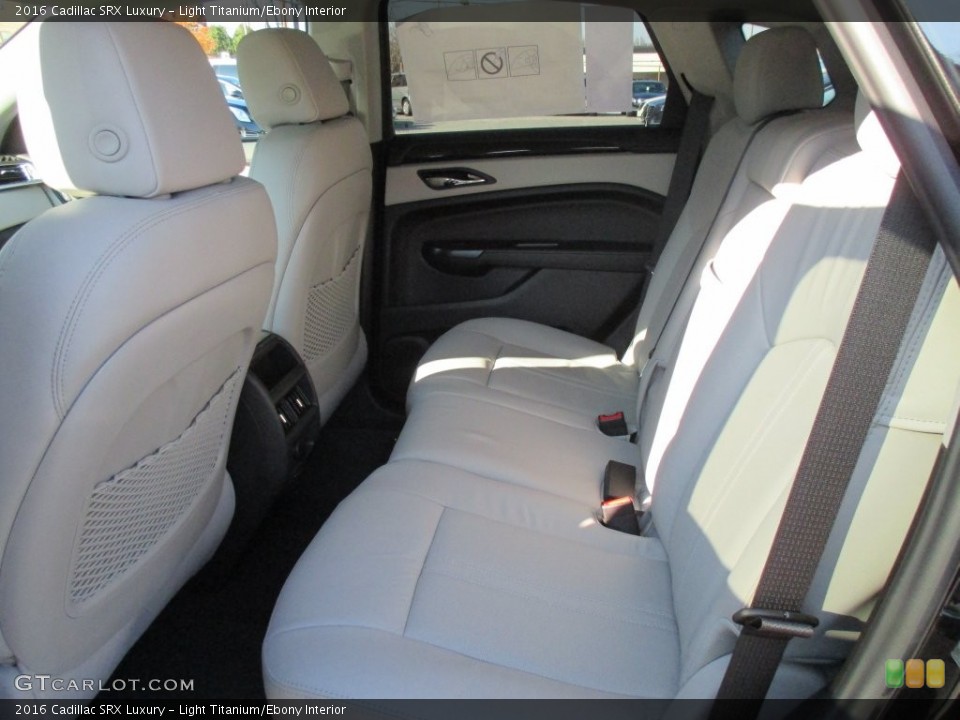 Light Titanium/Ebony Interior Rear Seat for the 2016 Cadillac SRX Luxury #109164355