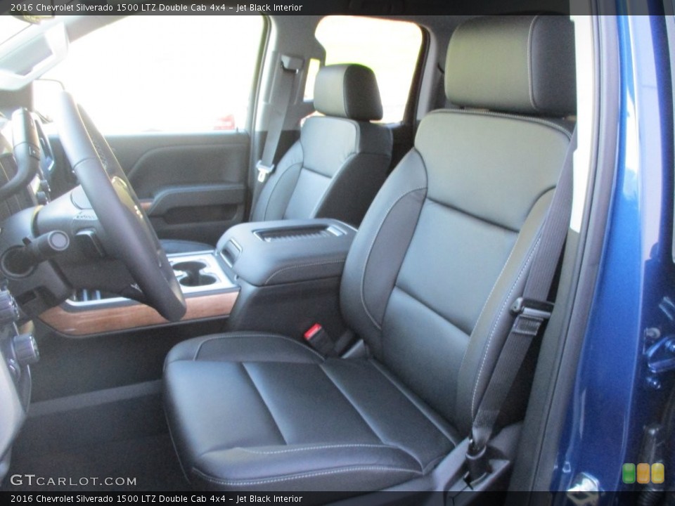 Jet Black Interior Front Seat for the 2016 Chevrolet Silverado 1500 LTZ Double Cab 4x4 #109177531