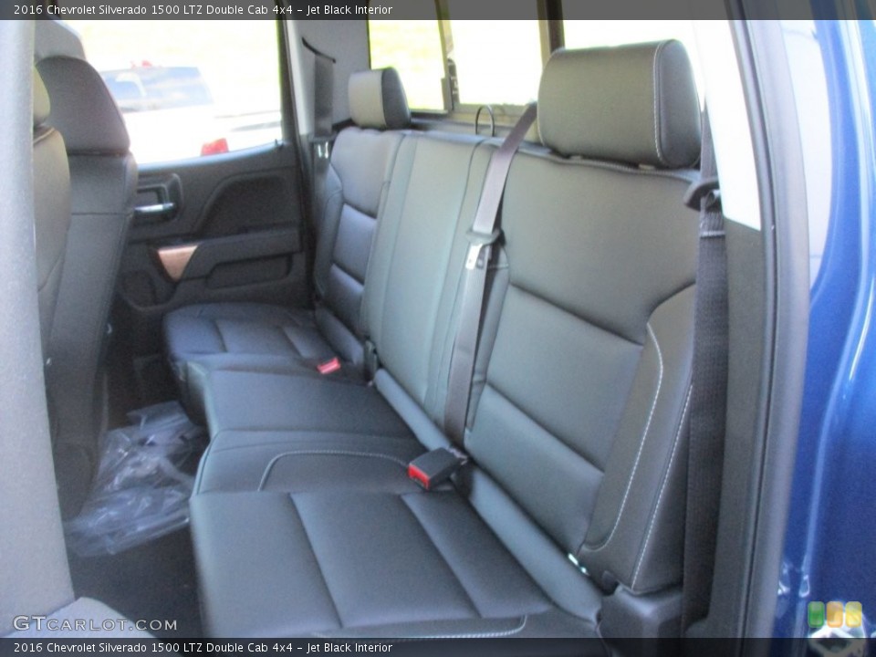 Jet Black Interior Rear Seat for the 2016 Chevrolet Silverado 1500 LTZ Double Cab 4x4 #109177549