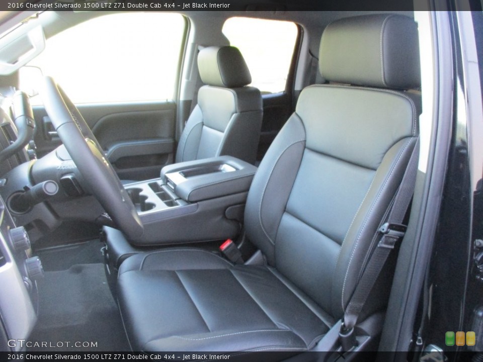 Jet Black Interior Front Seat for the 2016 Chevrolet Silverado 1500 LTZ Z71 Double Cab 4x4 #109177963