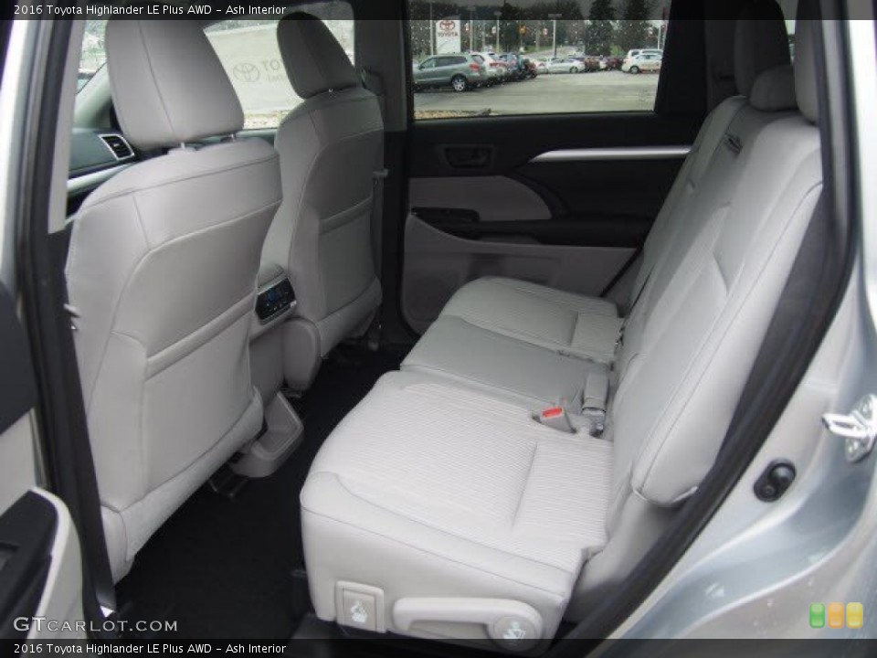 Ash Interior Rear Seat for the 2016 Toyota Highlander LE Plus AWD #109194145