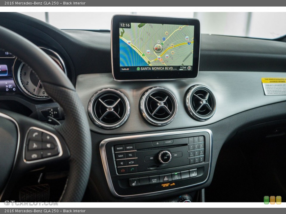 Black Interior Controls for the 2016 Mercedes-Benz GLA 250 #109194727