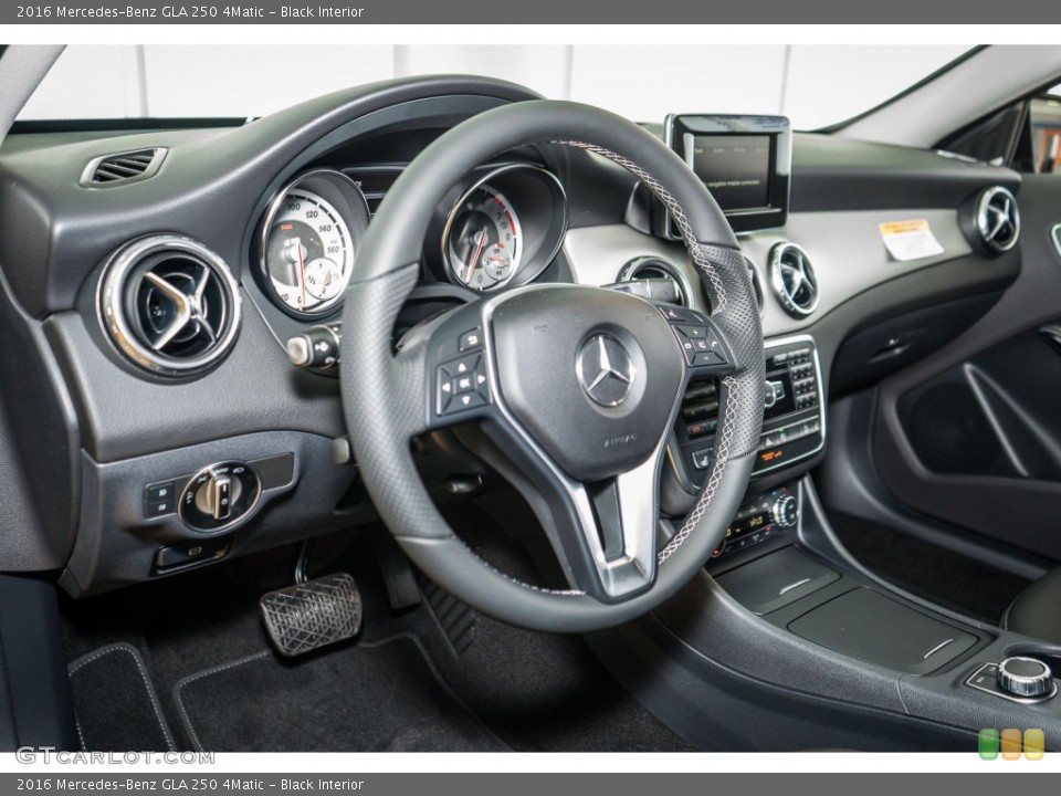 Black Interior Dashboard for the 2016 Mercedes-Benz GLA 250 4Matic #109195627