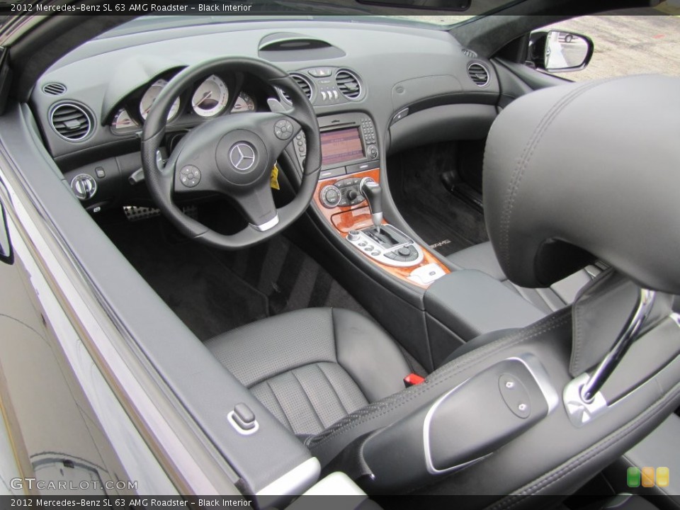 Black Interior Prime Interior for the 2012 Mercedes-Benz SL 63 AMG Roadster #109200556