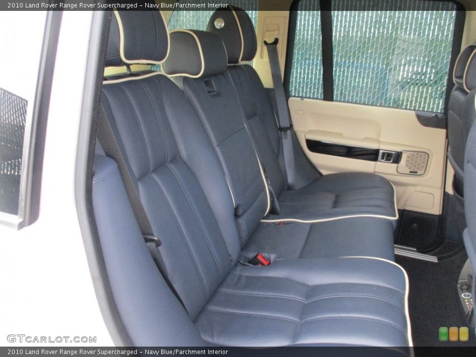 Navy Blue/Parchment Interior Rear Seat for the 2010 Land Rover Range Rover Supercharged #109221145