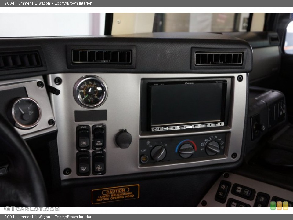 Ebony/Brown Interior Dashboard for the 2004 Hummer H1 Wagon #109221493