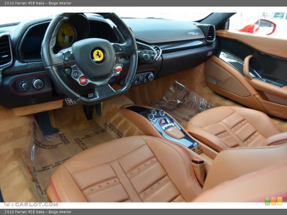 Beige Interior Photo for the 2010 Ferrari 458 Italia #109224292
