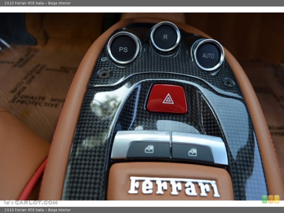 Beige Interior Transmission for the 2010 Ferrari 458 Italia #109224685