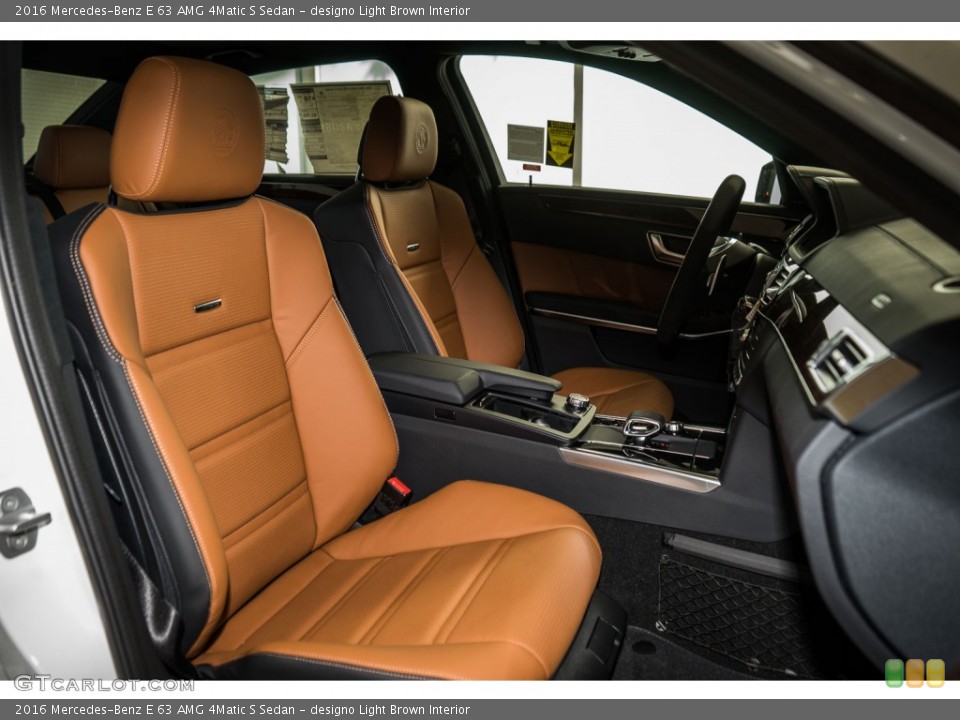 designo Light Brown Interior Front Seat for the 2016 Mercedes-Benz E 63 AMG 4Matic S Sedan #109232967