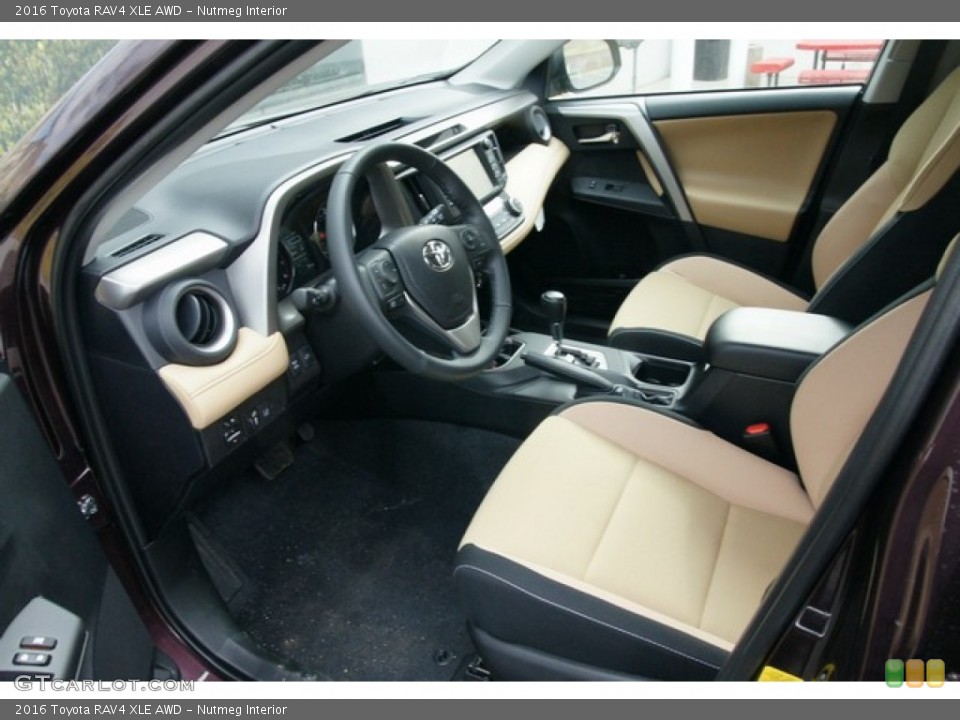 Nutmeg Interior Prime Interior for the 2016 Toyota RAV4 XLE AWD #109240850