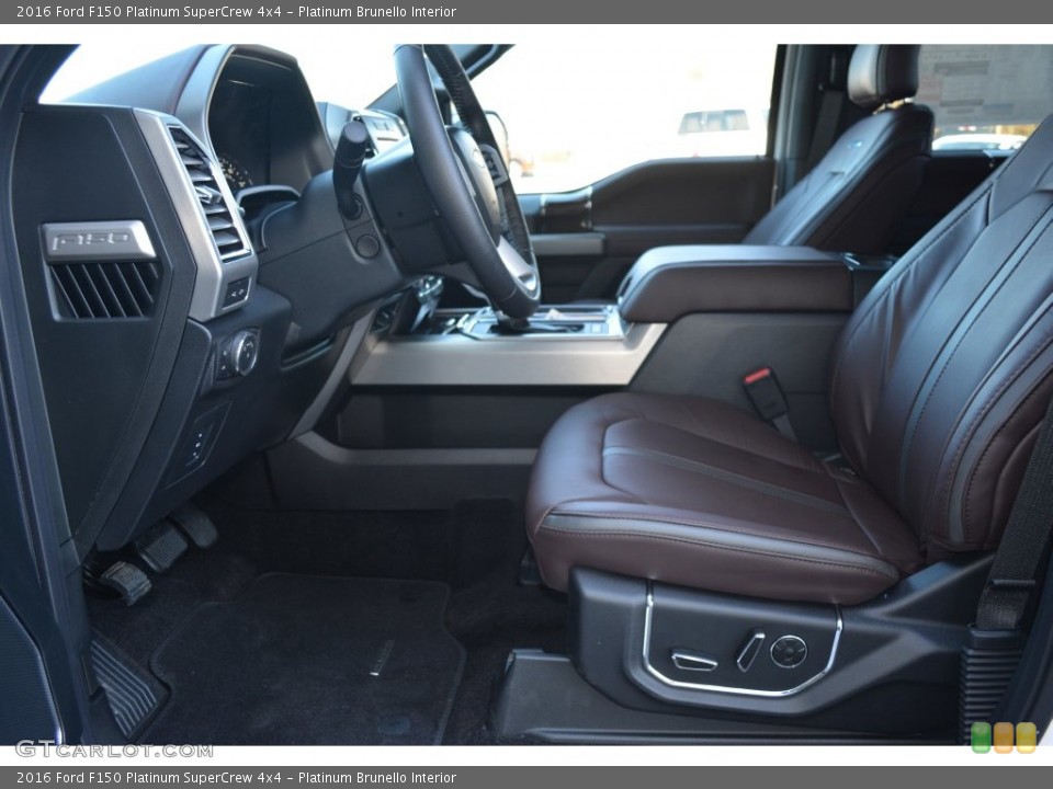 Platinum Brunello Interior Photo for the 2016 Ford F150 Platinum SuperCrew 4x4 #109242318