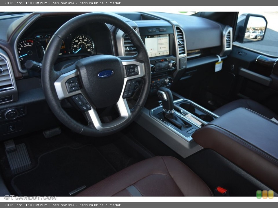 Platinum Brunello 2016 Ford F150 Interiors