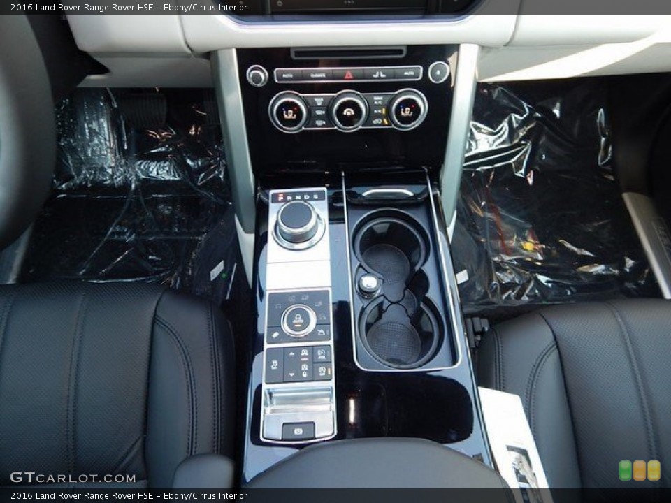 Ebony/Cirrus Interior Controls for the 2016 Land Rover Range Rover HSE #109242831