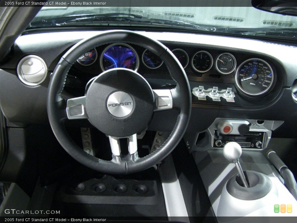 Ebony Black Interior Dashboard for the 2005 Ford GT  #109246