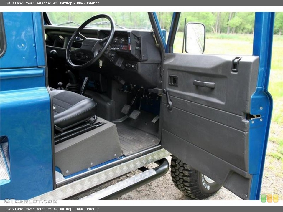 Black Interior Door Panel for the 1988 Land Rover Defender 90 Hardtop #109247670