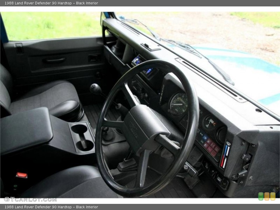 Black Interior Dashboard for the 1988 Land Rover Defender 90 Hardtop #109247741