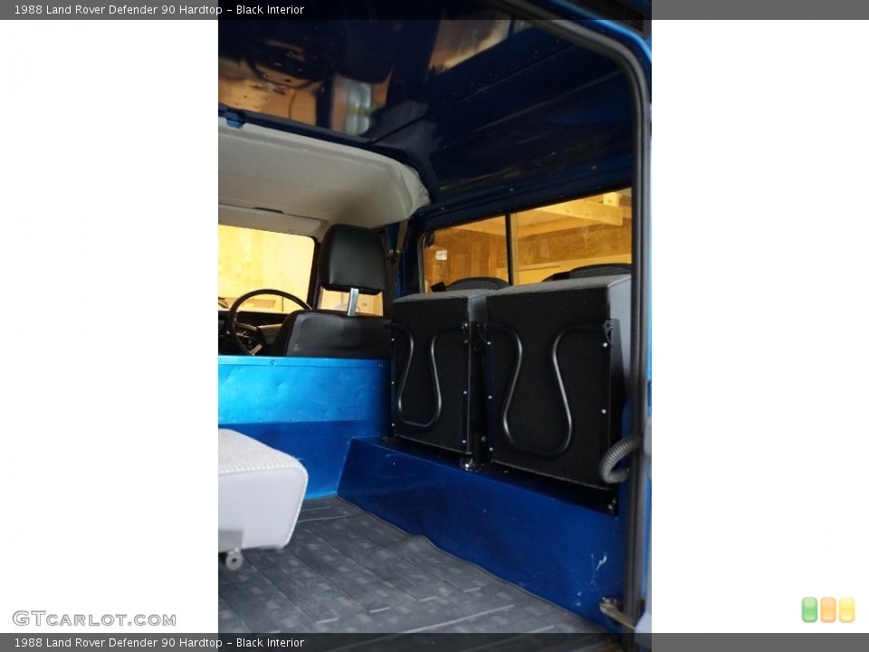 Black Interior Rear Seat for the 1988 Land Rover Defender 90 Hardtop #109248030