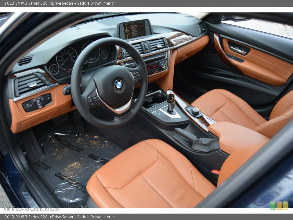 Saddle Brown Interior Photo for the 2013 BMW 3 Series 328i xDrive Sedan #109250826