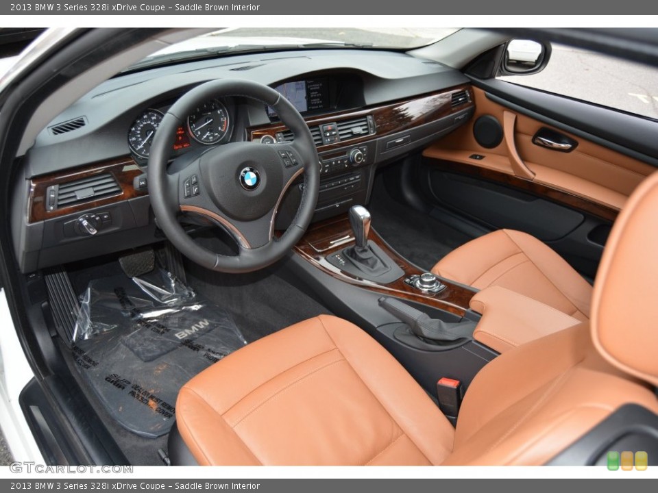 Saddle Brown Interior Photo for the 2013 BMW 3 Series 328i xDrive Coupe #109251510
