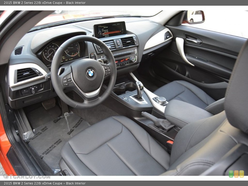 Black Interior Prime Interior for the 2015 BMW 2 Series 228i xDrive Coupe #109254303