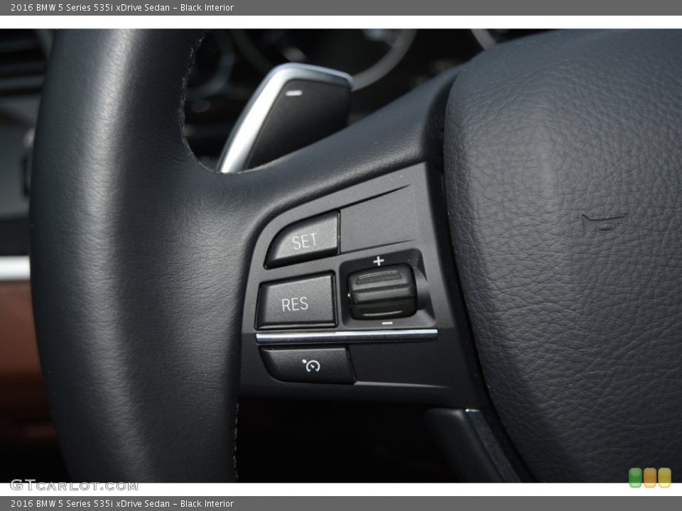 Black Interior Controls for the 2016 BMW 5 Series 535i xDrive Sedan #109255137