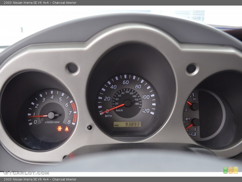 Charcoal Interior Gauges for the 2003 Nissan Xterra SE V6 4x4 #109270488
