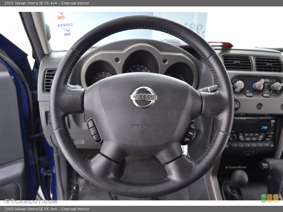 Charcoal Interior Steering Wheel for the 2003 Nissan Xterra SE V6 4x4 #109270518