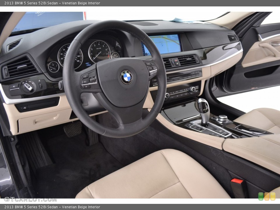 Venetian Beige Interior Photo for the 2013 BMW 5 Series 528i Sedan #109271985