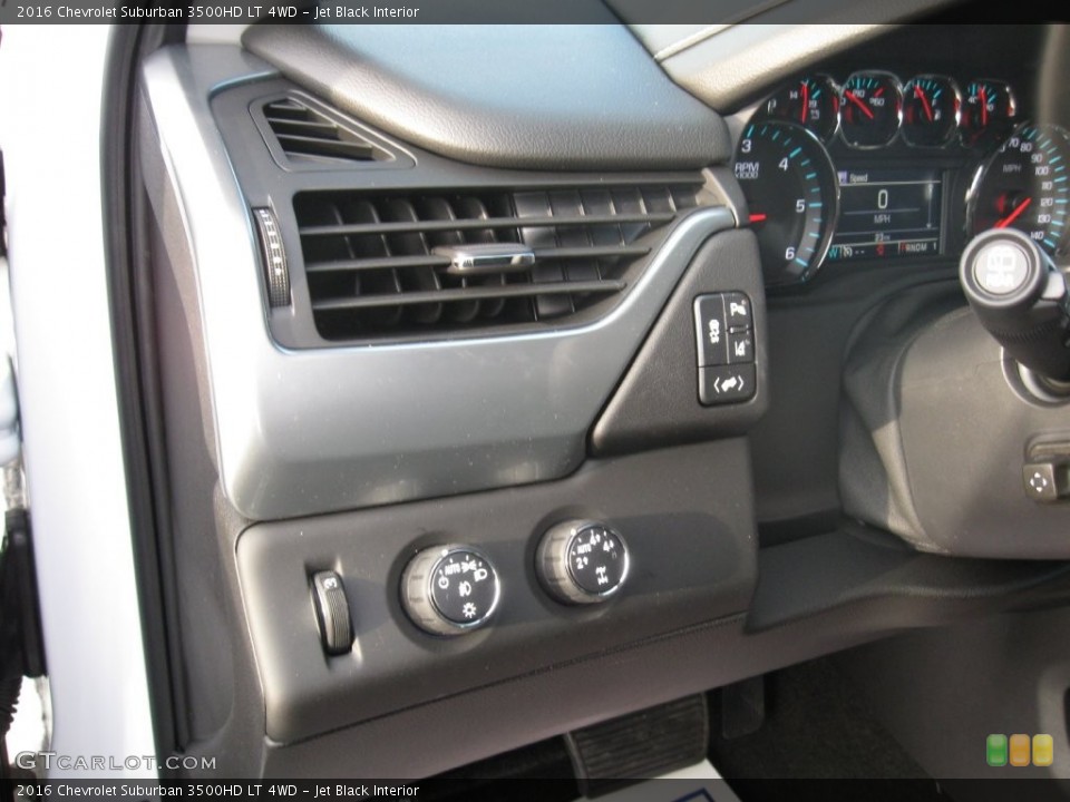 Jet Black Interior Controls for the 2016 Chevrolet Suburban 3500HD LT 4WD #109276567