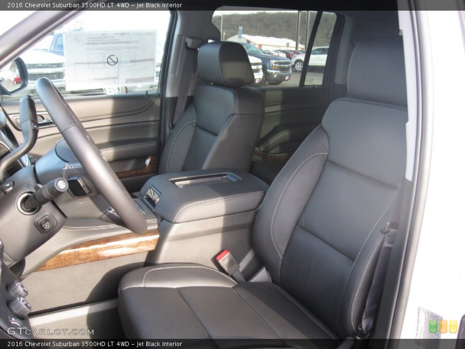 Jet Black Interior Photo for the 2016 Chevrolet Suburban 3500HD LT 4WD #109276666