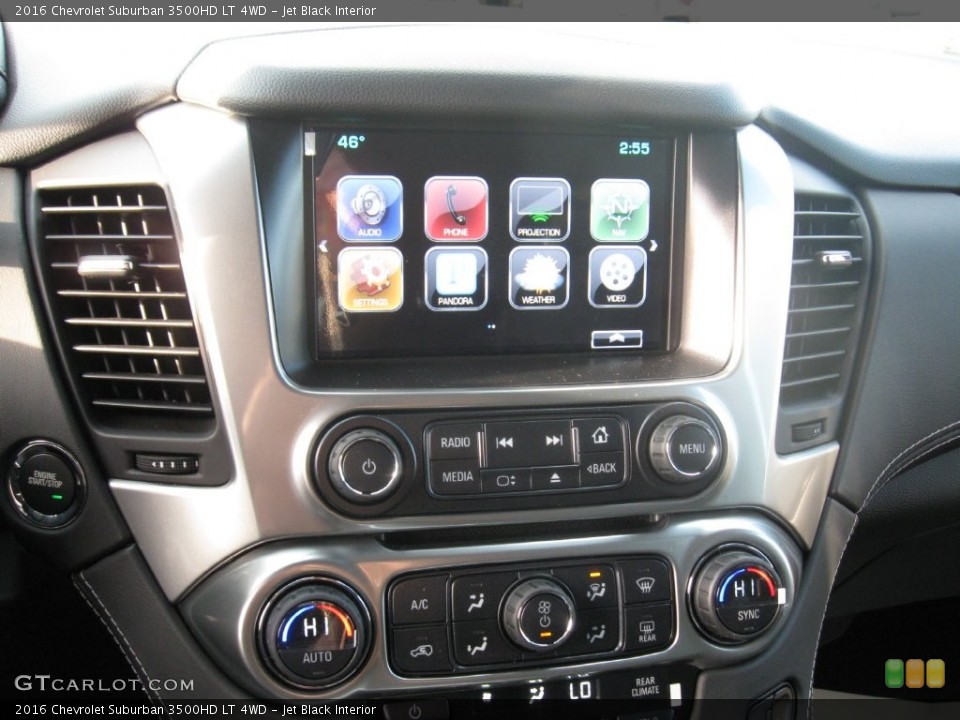 Jet Black Interior Controls for the 2016 Chevrolet Suburban 3500HD LT 4WD #109277206