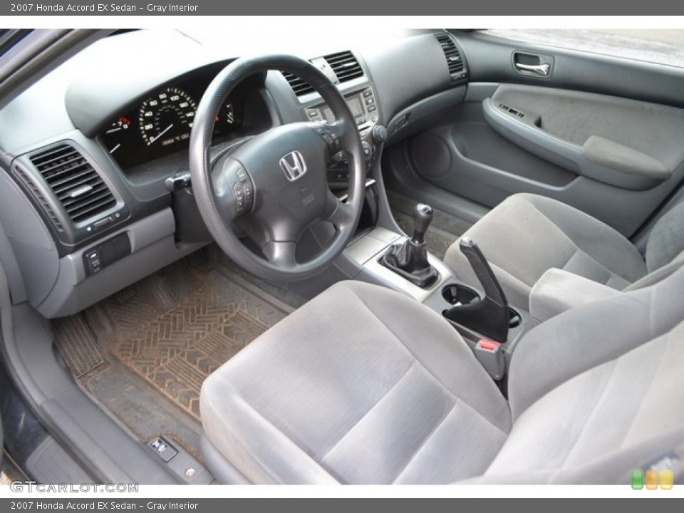 Gray Interior Photo for the 2007 Honda Accord EX Sedan #109277728