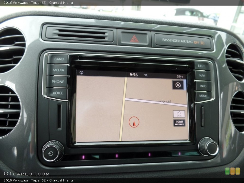 Charcoal Interior Navigation for the 2016 Volkswagen Tiguan SE #109279813