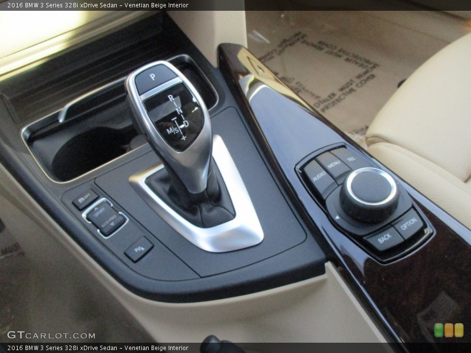 Venetian Beige Interior Transmission for the 2016 BMW 3 Series 328i xDrive Sedan #109284817