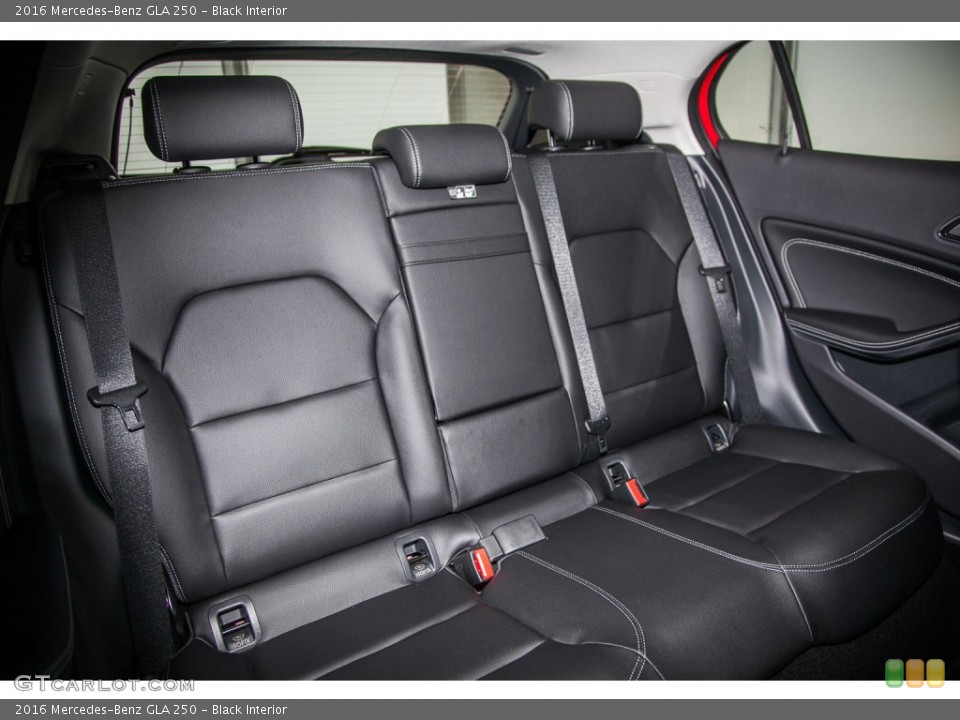Black Interior Rear Seat for the 2016 Mercedes-Benz GLA 250 #109285960