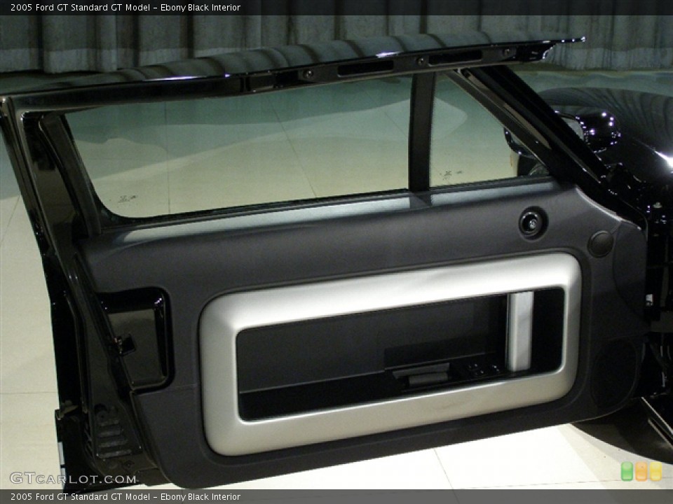 Ebony Black Interior Door Panel for the 2005 Ford GT  #109288