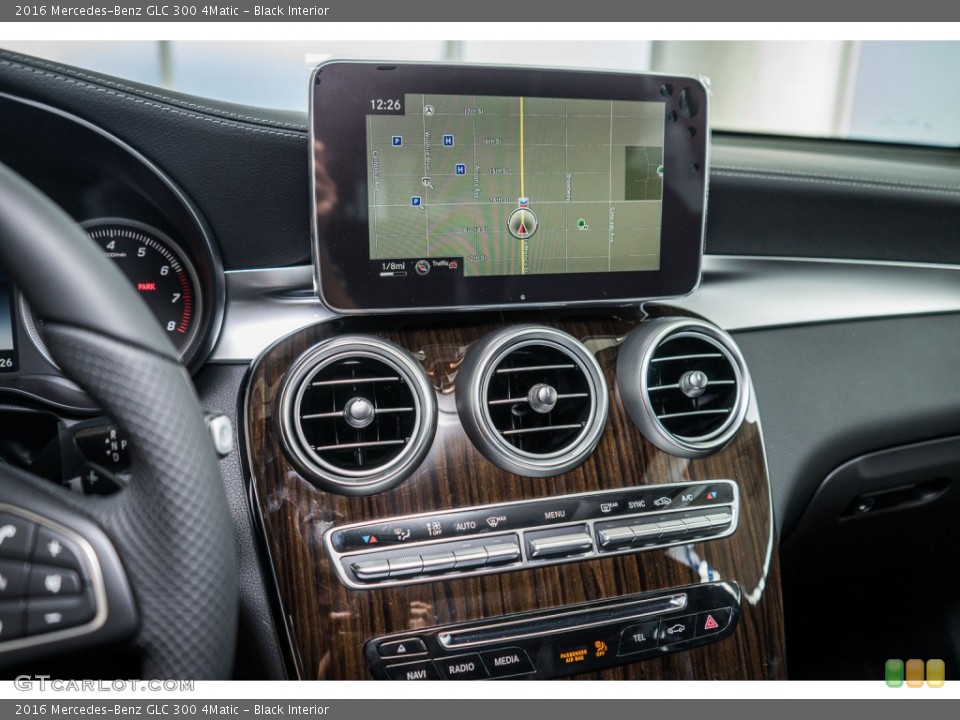 Black Interior Controls for the 2016 Mercedes-Benz GLC 300 4Matic #109288773