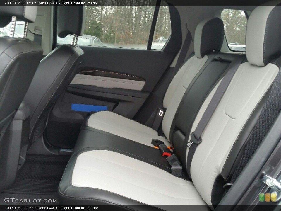 Light Titanium Interior Rear Seat for the 2016 GMC Terrain Denali AWD #109289599
