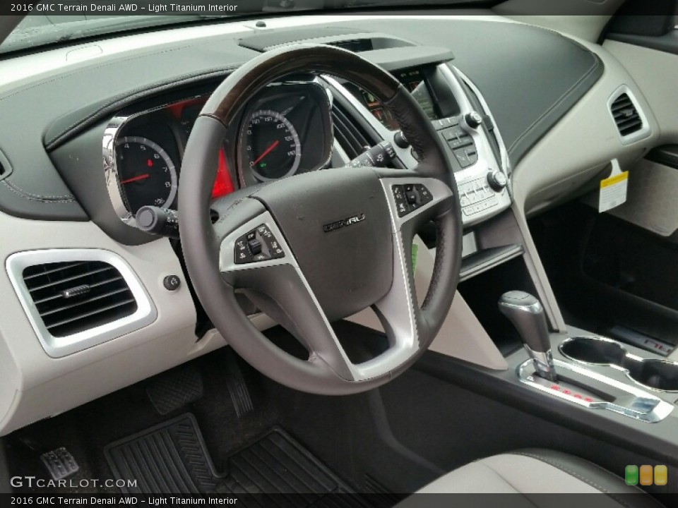 Light Titanium 2016 GMC Terrain Interiors