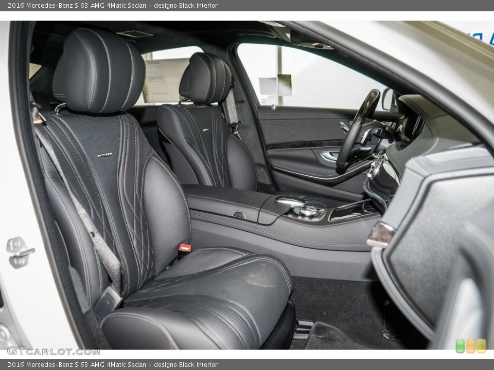designo Black Interior Front Seat for the 2016 Mercedes-Benz S 63 AMG 4Matic Sedan #109290175